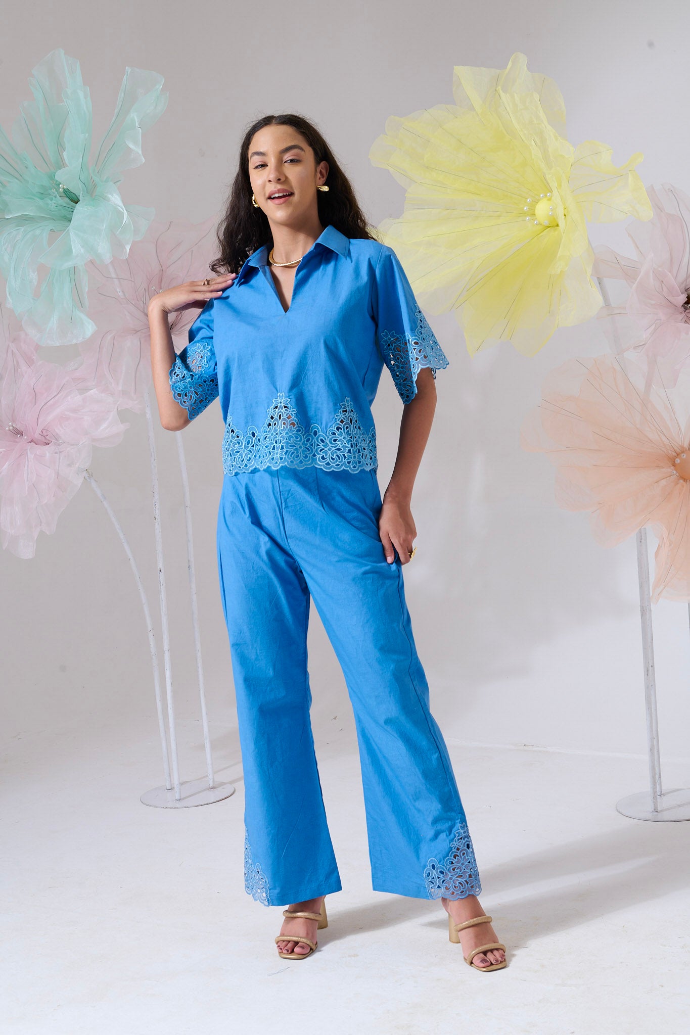 Bluebell Top with Pants Co-ord