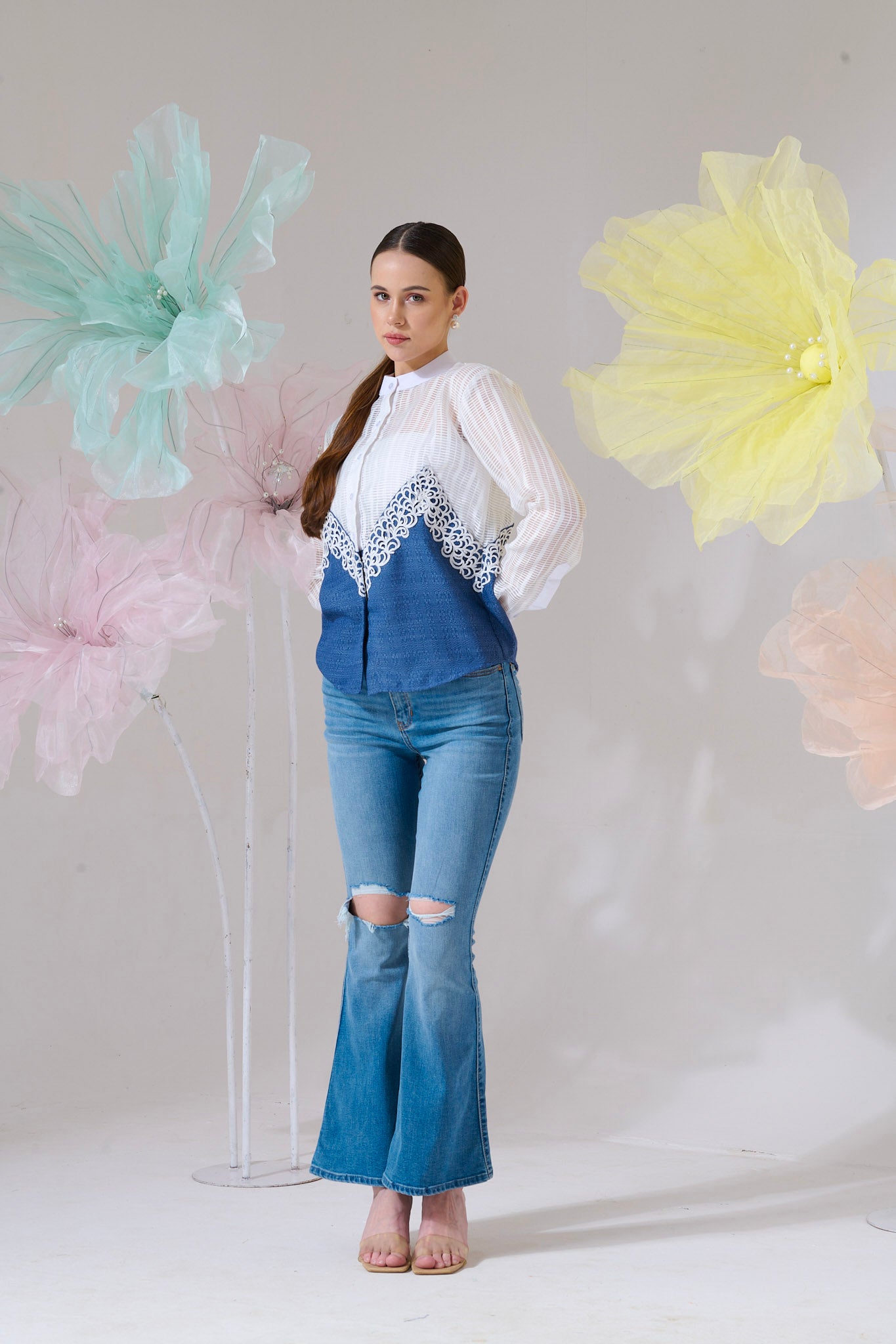 Ivory Wave Shirt