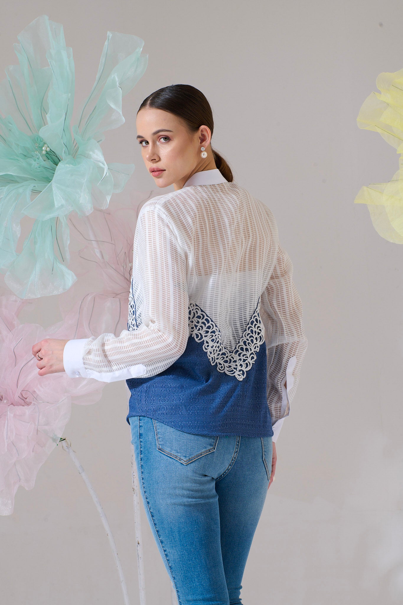 Ivory Wave Shirt