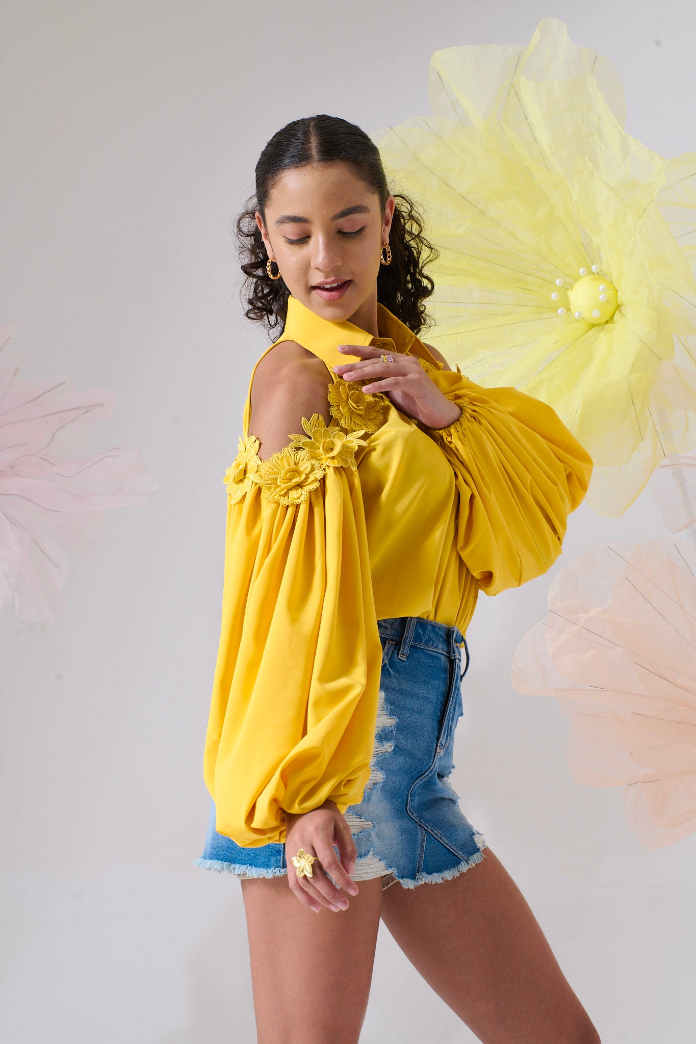Sunpetal Top