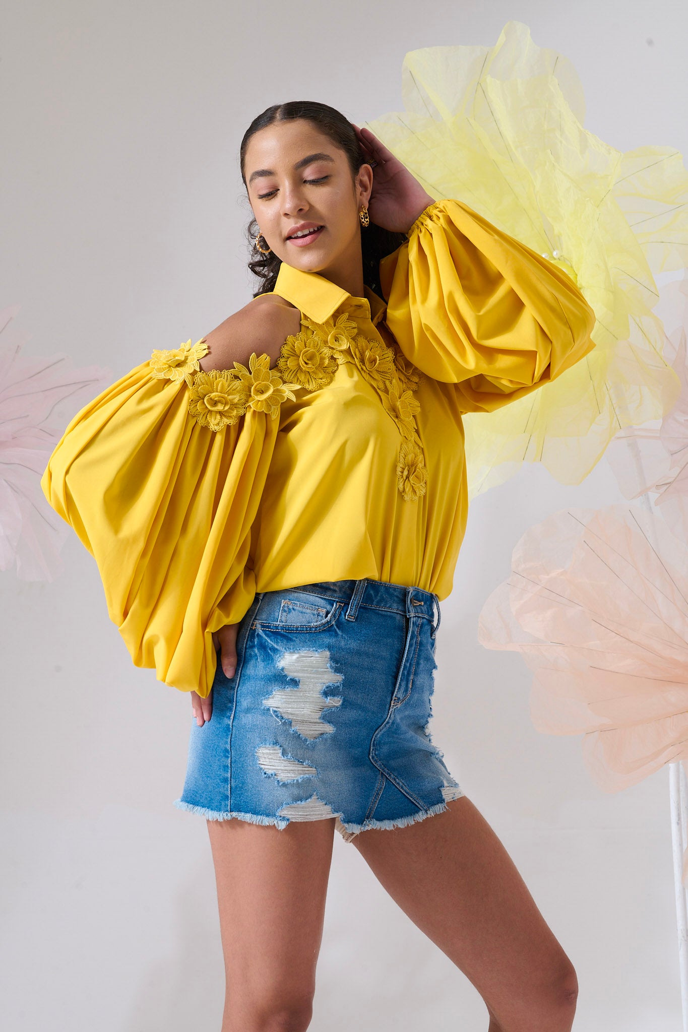 Sunpetal Top