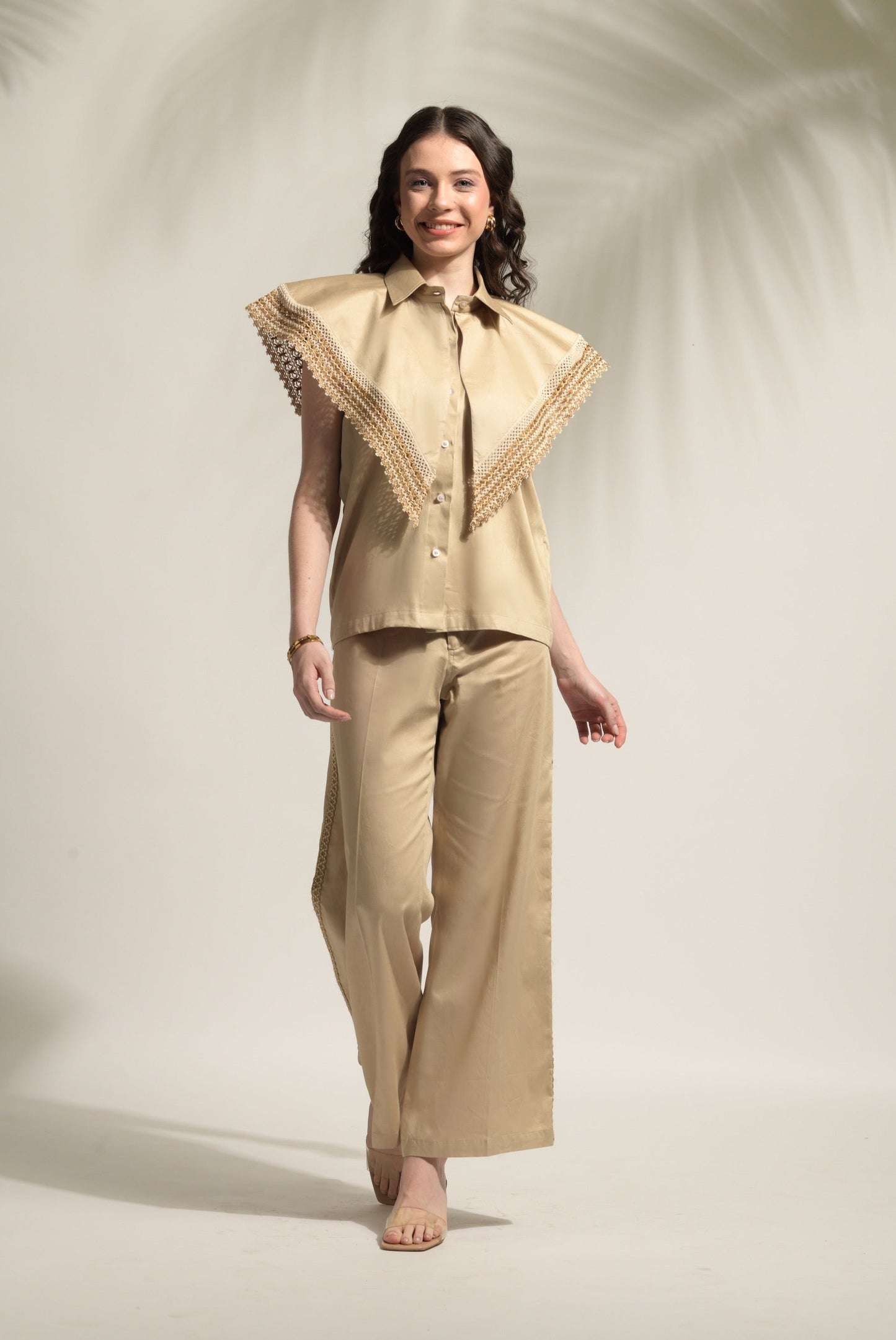 Hazel Exaggerated Panel Shirt