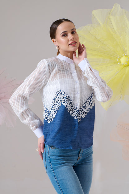Ivory Wave Shirt