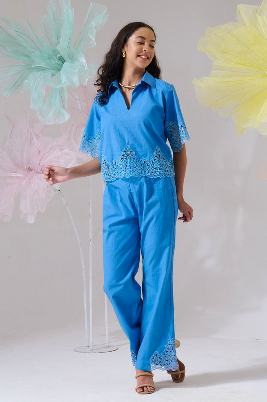 Bluebell Top with Pants Co-ord