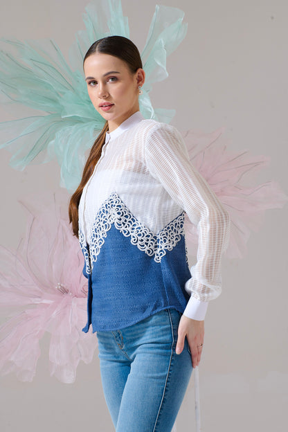 Ivory Wave Shirt