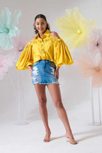 Sunpetal Top