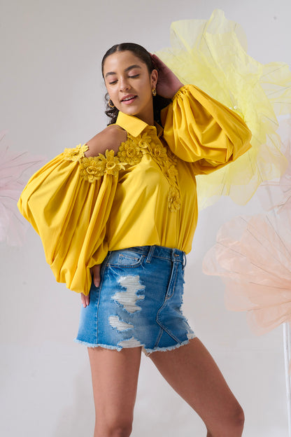 Sunpetal Top