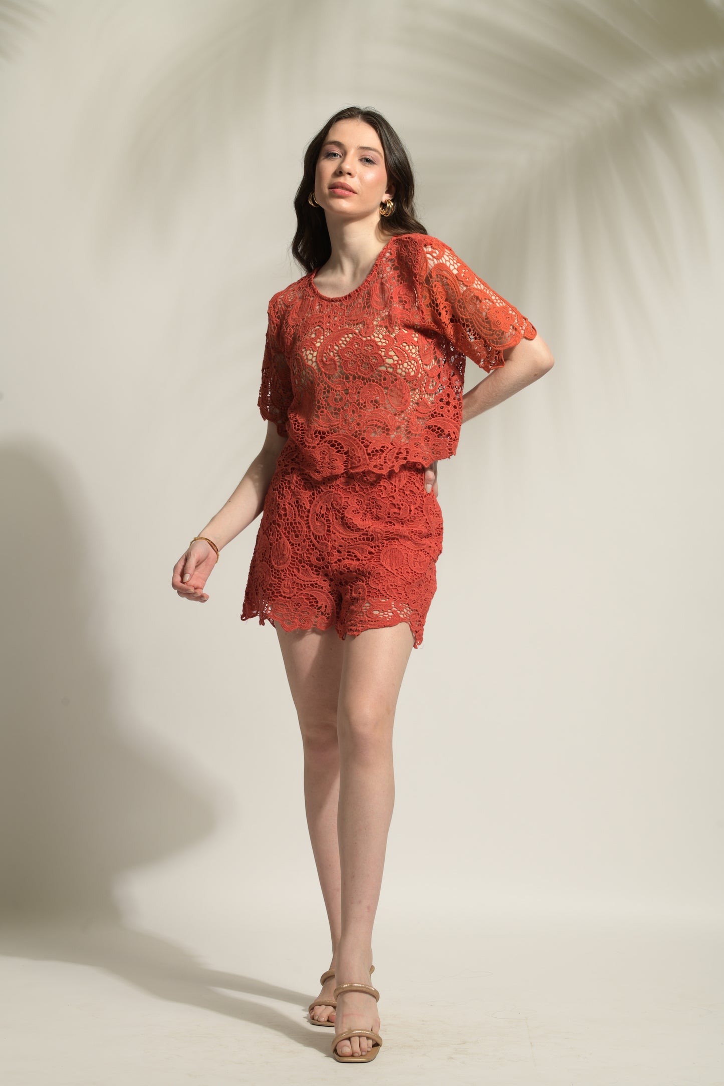 Chloe Crochet Top & Shorts - Set of 2