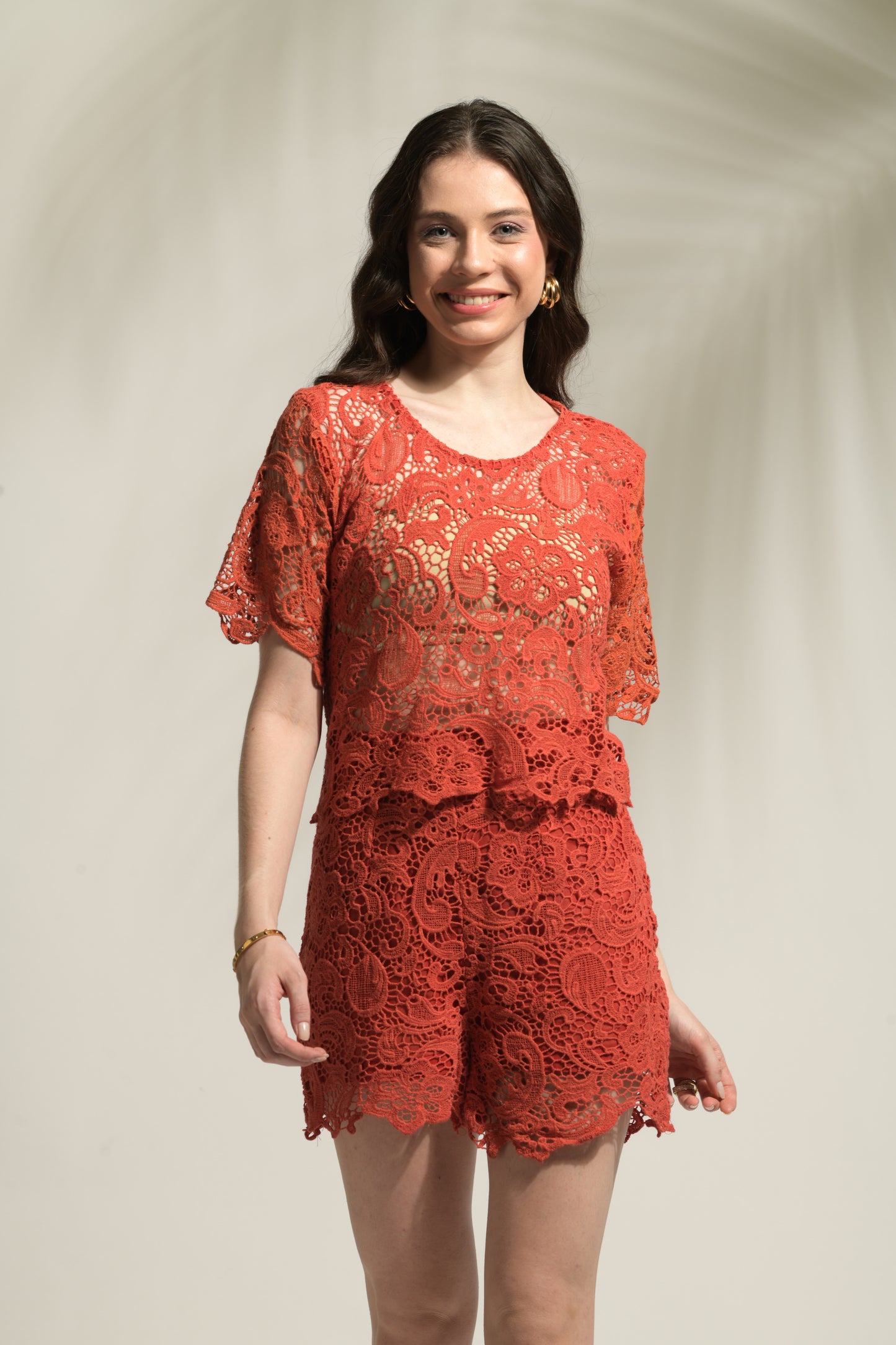 Chloe Crochet Top & Shorts - Set of 2