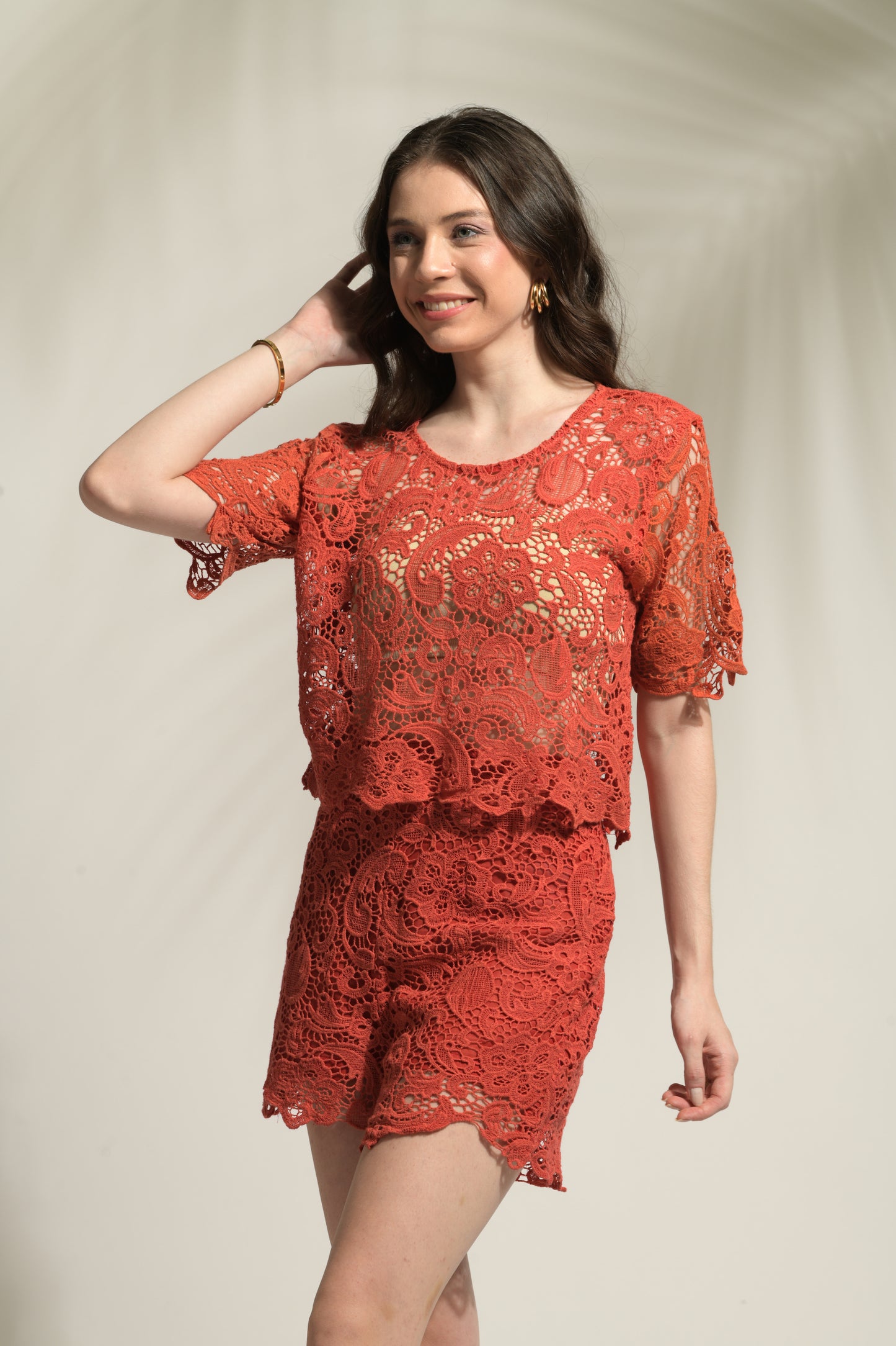 Chloe Crochet Top & Shorts - Set of 2