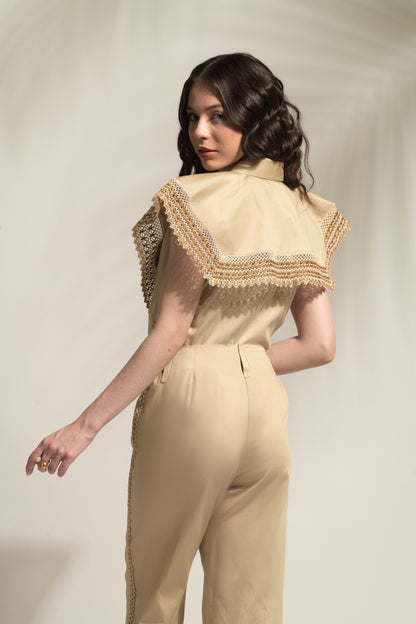 Hazel Exaggerated Panel Shirt