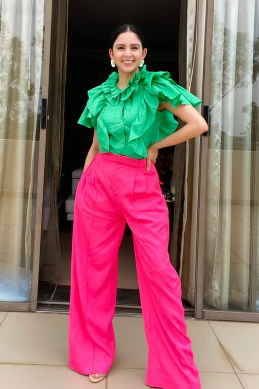 Lillet Layered Ruﬄe Shirt